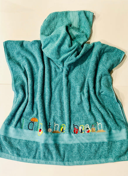 Personalized Hooded Towel Ponchos for Children